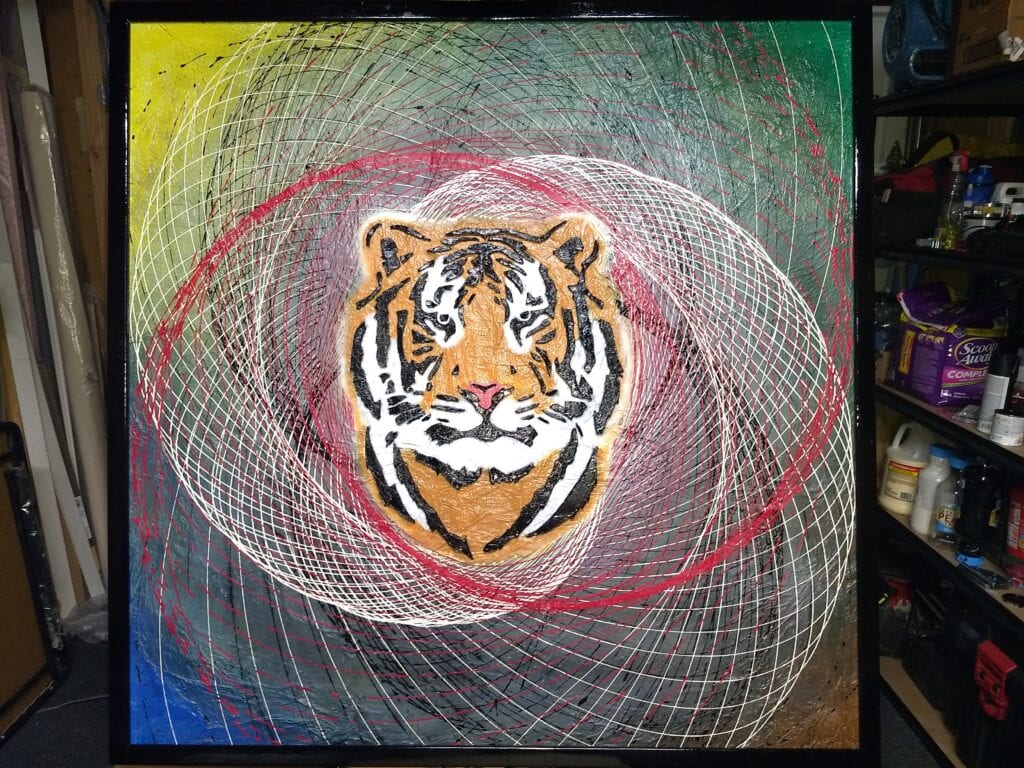 Finished Tiger Art